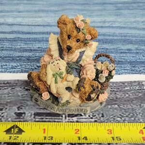 Vintage Boyds Bears Bailey & wixie to have and to hold Figurine